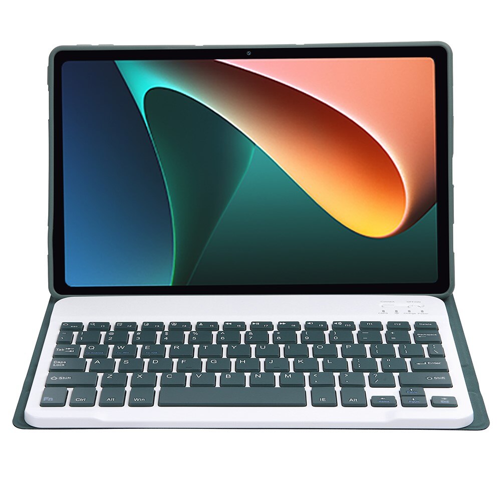 Husa cu tastatura pentru Xiaomi Pad 5/5 Pro, XGSM, Verde