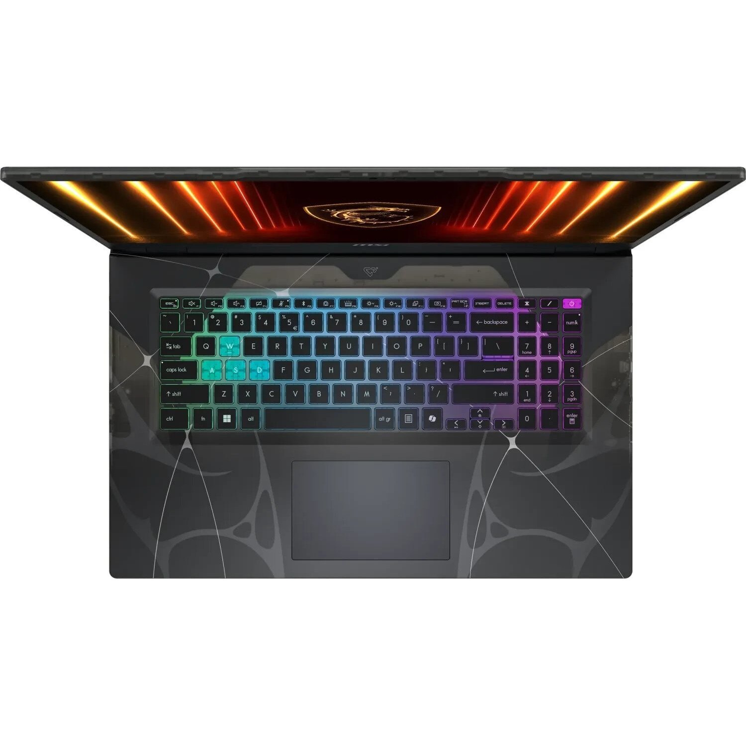 Laptop MSI Cyborg 17, 17.3" Full HD, Intel® Core™ 7 240H pana la 5.2 GHz, 16 GB RAM DDR5 5600, 512 GB SSD, NVIDIA® GeForce® RTX 5060 8 GB, Free Dos, Translucent Black 512 GB