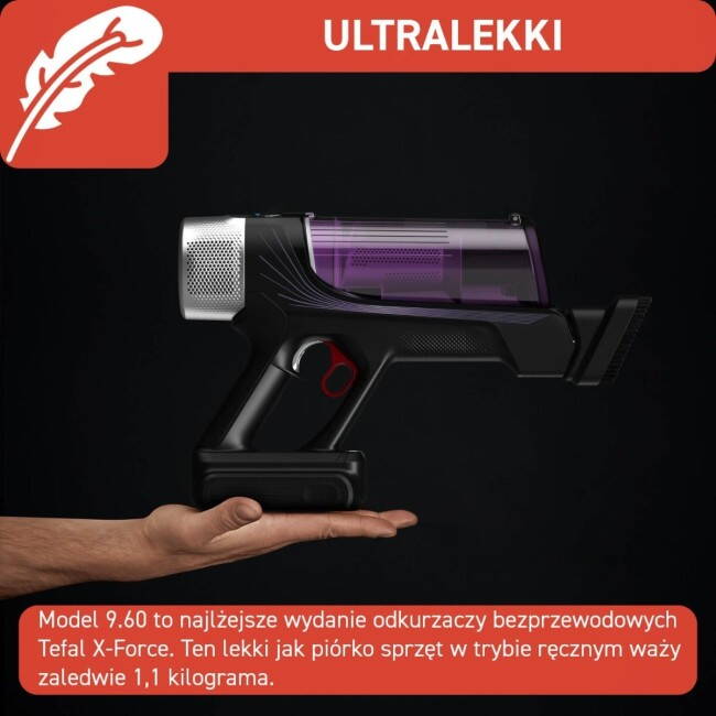 Aspirator Tefal X-Force 9.60 TY2039 Negru