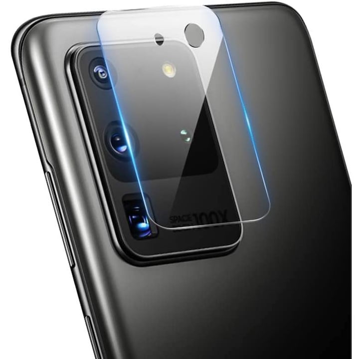Folie de protectie Edman pentru lentile camera Samsung Galaxy S20 Ultra