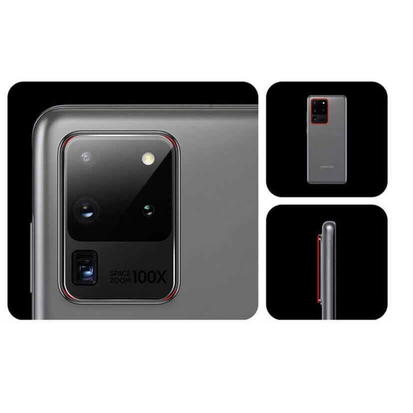 Folie de protectie Edman pentru lentile camera Samsung Galaxy S20 Ultra