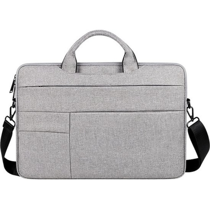 Geanta laptop 15.4 inch, rezistenta la apa, protectie socuri, negru, 38x28x10cm