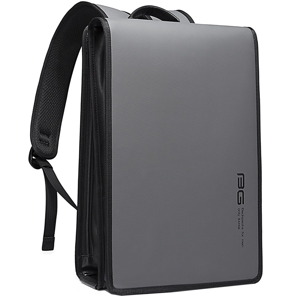 Rucsac laptop 14 inch, rezistent la apa, model minimalist, BANGE, BG7252GY, Gri