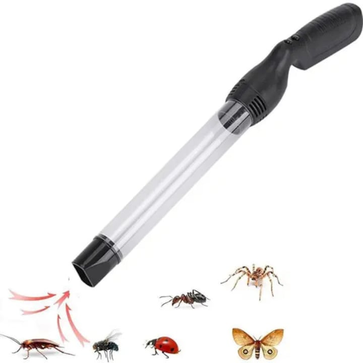 Aspirator insecte portabil, 43.4x8.6x4.6cm, negru