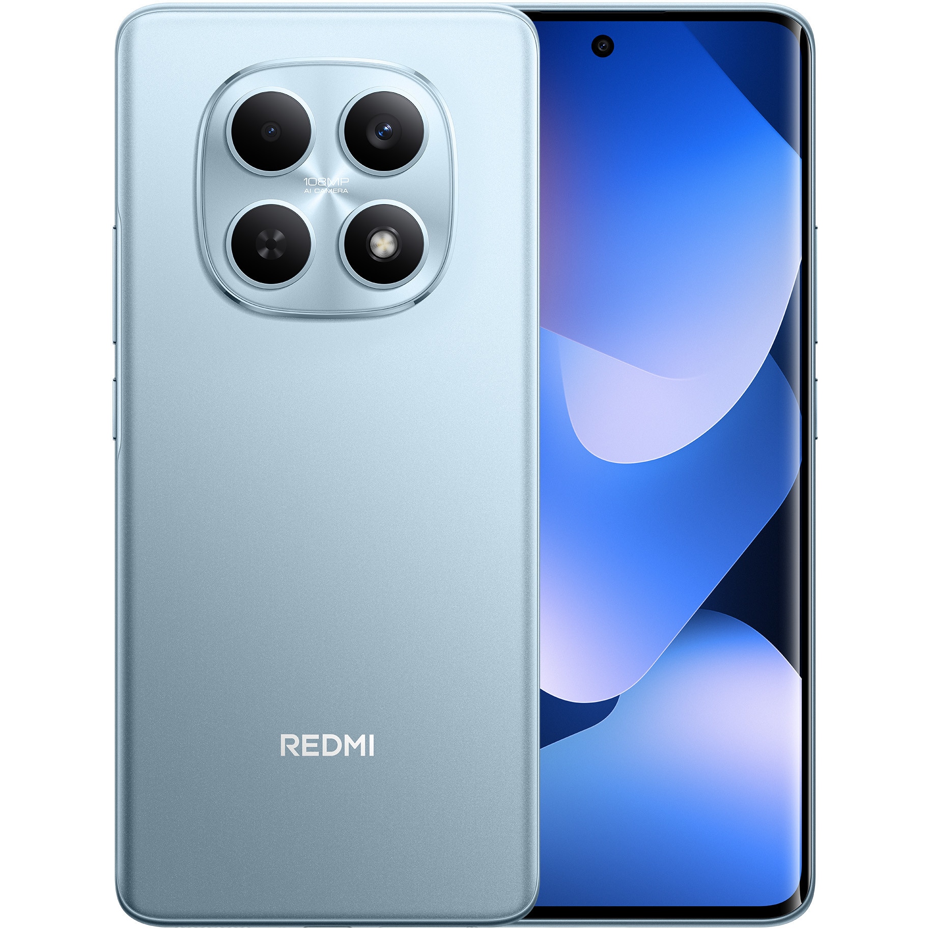 Telefon Mobil Xiaomi REDMI Note 15, 6GB RAM, 128GB, Blue + Woven Strap Ring Stand