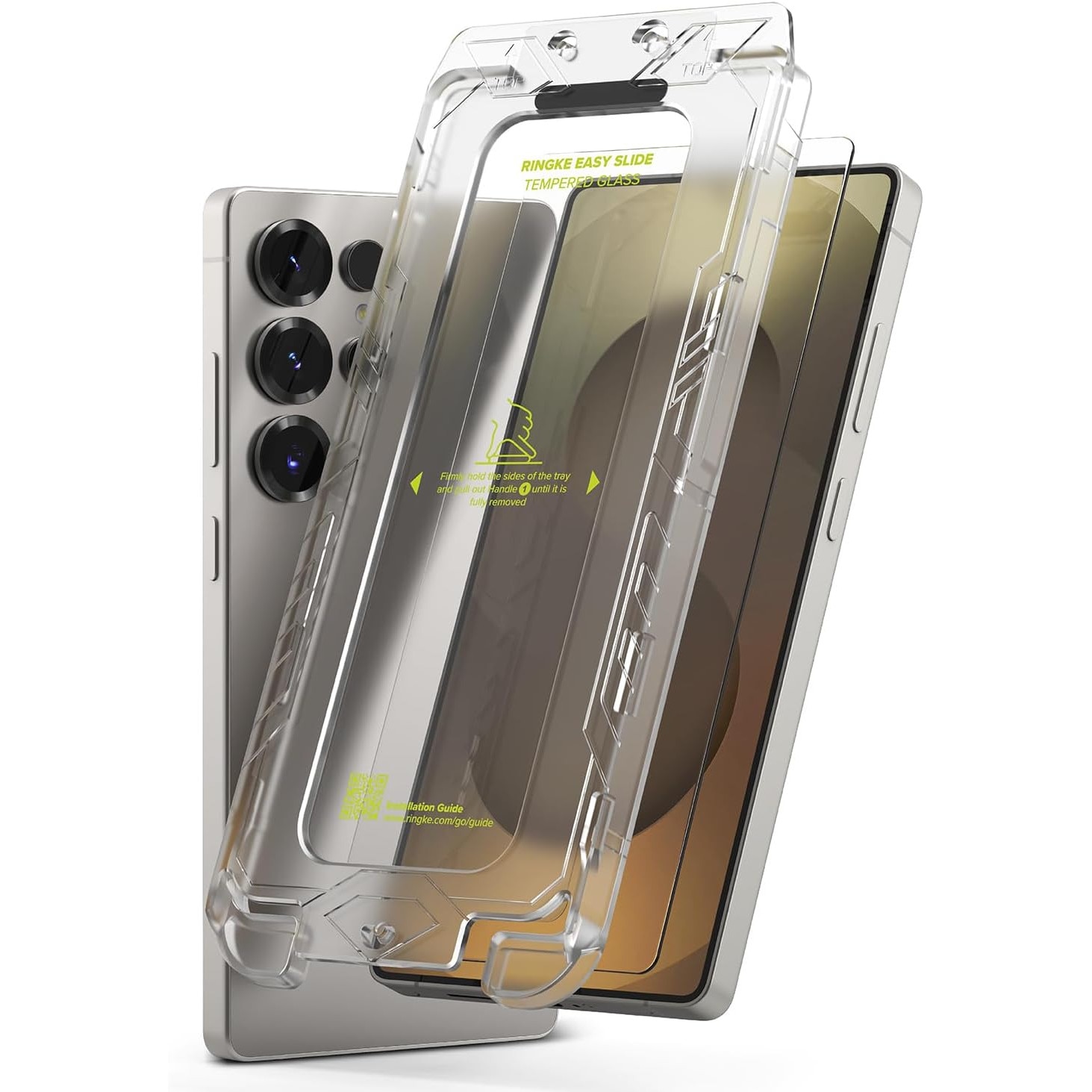 Folie transparenta cu autoaplicare compatibila cu Samsung Galaxy A16, sticla securizata