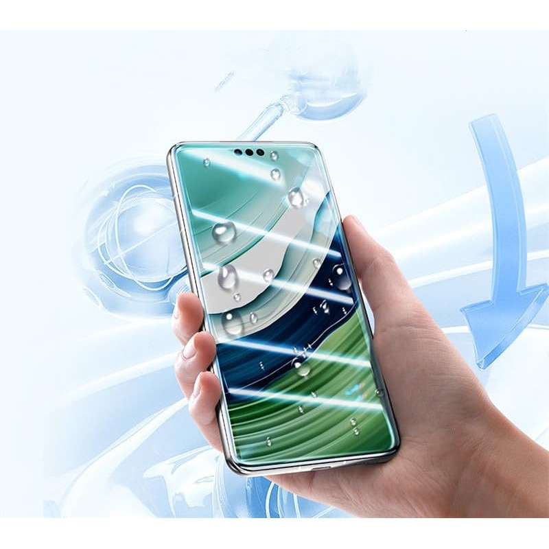 Folie transparenta cu autoaplicare compatibila cu Samsung Galaxy A16, sticla securizata