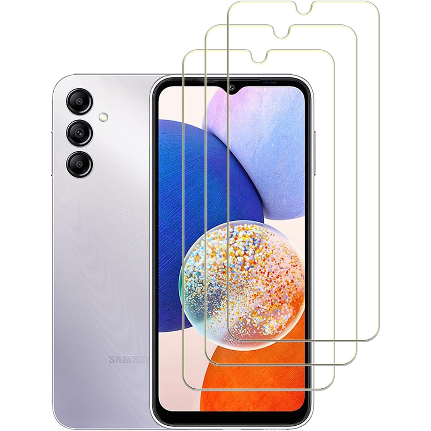 Folie transparenta cu autoaplicare compatibila cu Samsung Galaxy A16, sticla securizata