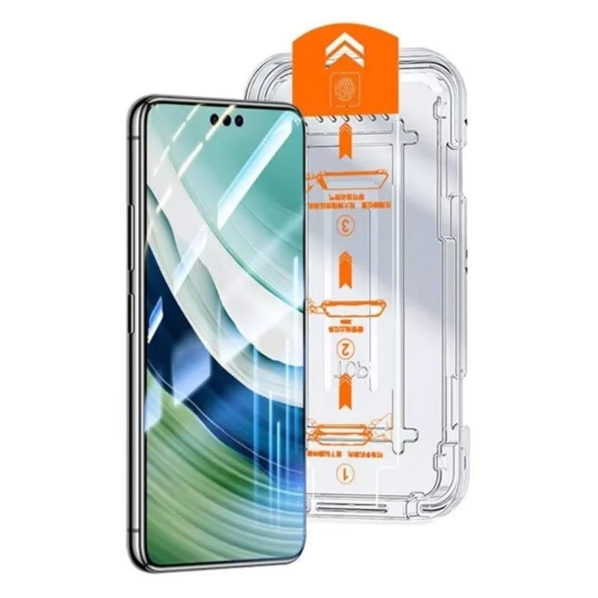 Folie transparenta cu autoaplicare compatibila cu Samsung Galaxy A16, sticla securizata