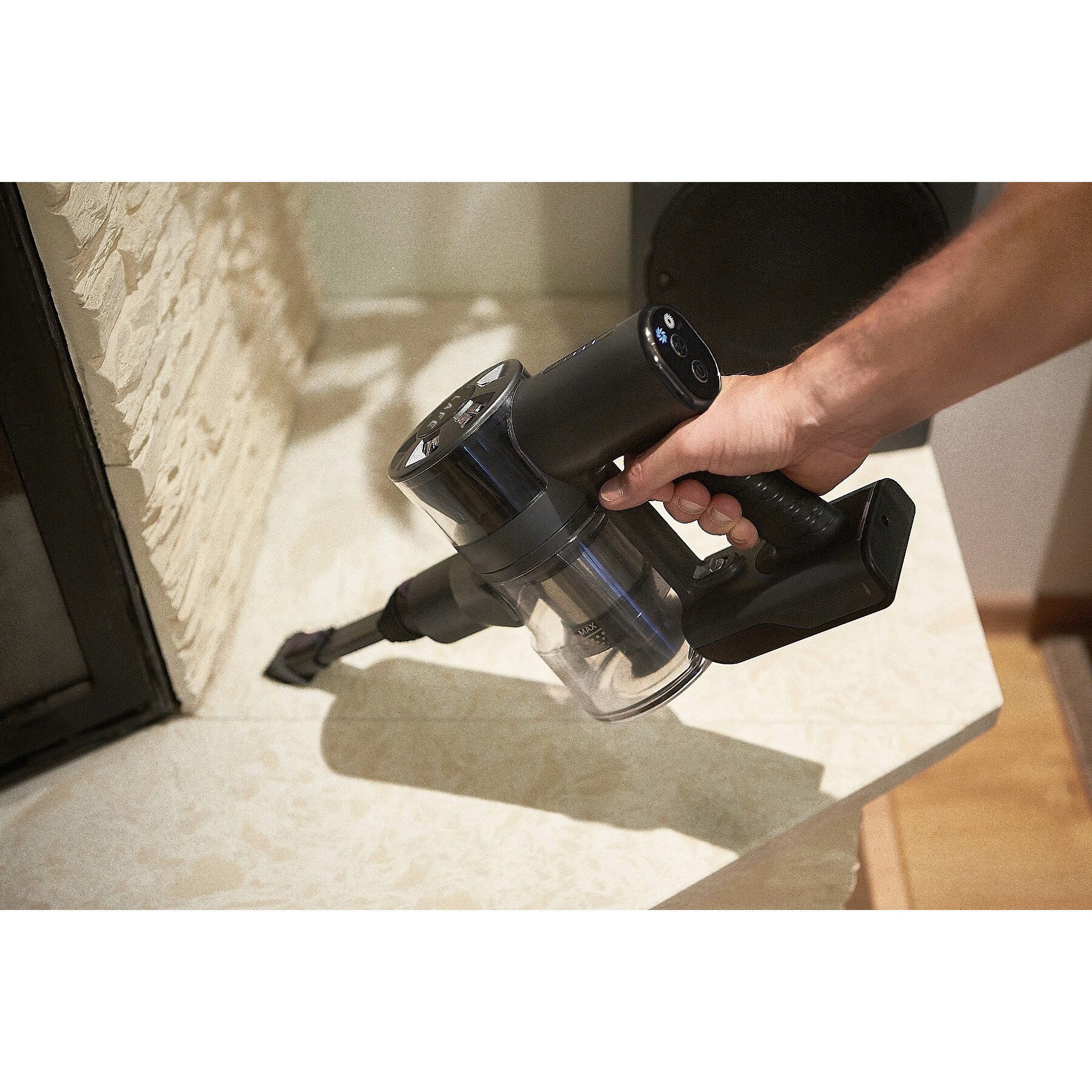 Aspirator vertical Lafe PowerGlide 200W fara fir negru 0.5l 2200mAh