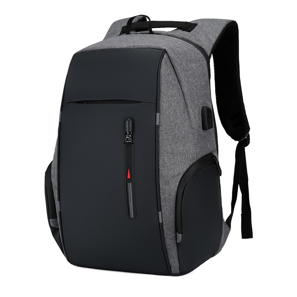 Rucsac laptop anti-furt, impermeabil, cu port USB, capacitate mare, negru, 45x32x16cm