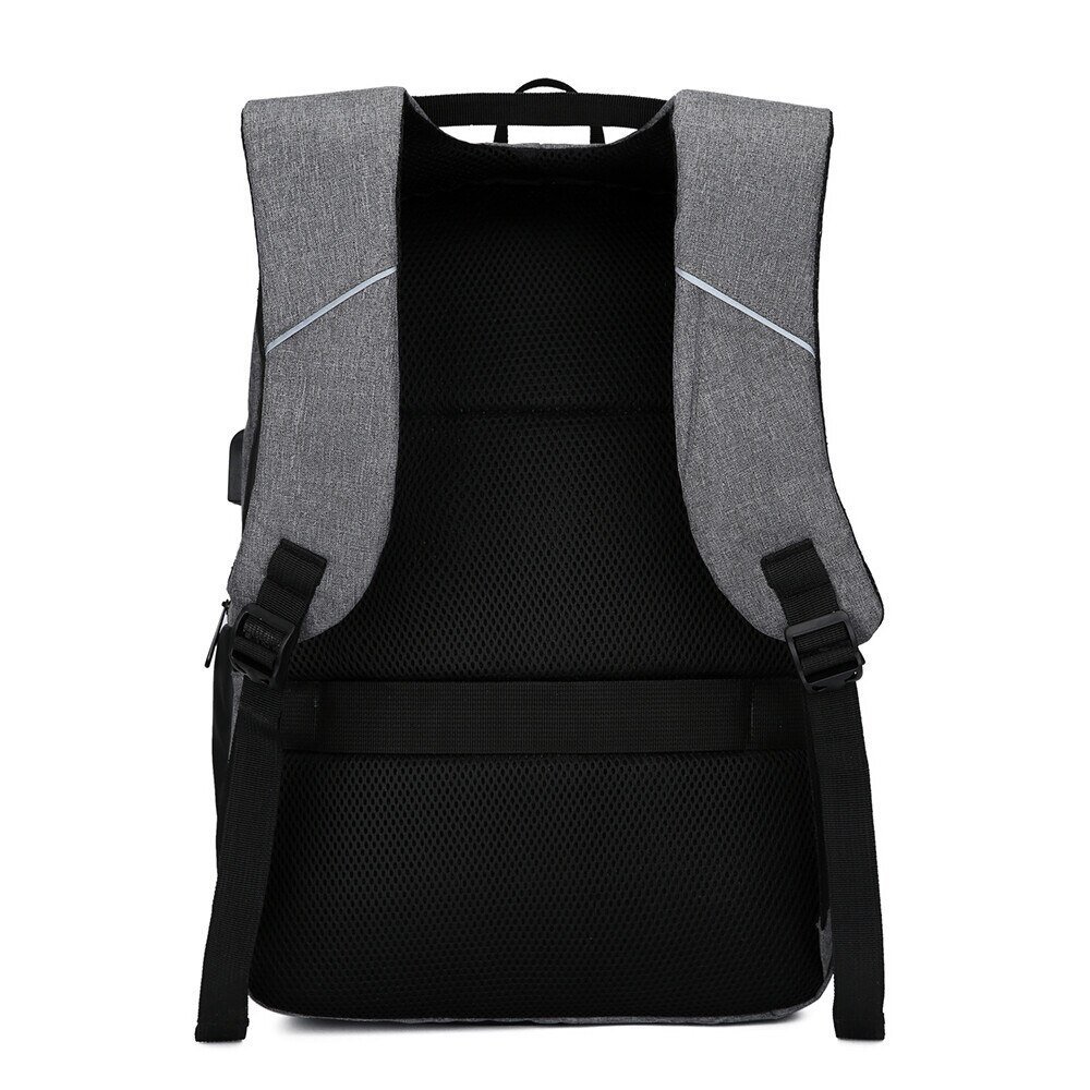 Rucsac laptop anti-furt, impermeabil, cu port USB, capacitate mare, negru, 45x32x16cm