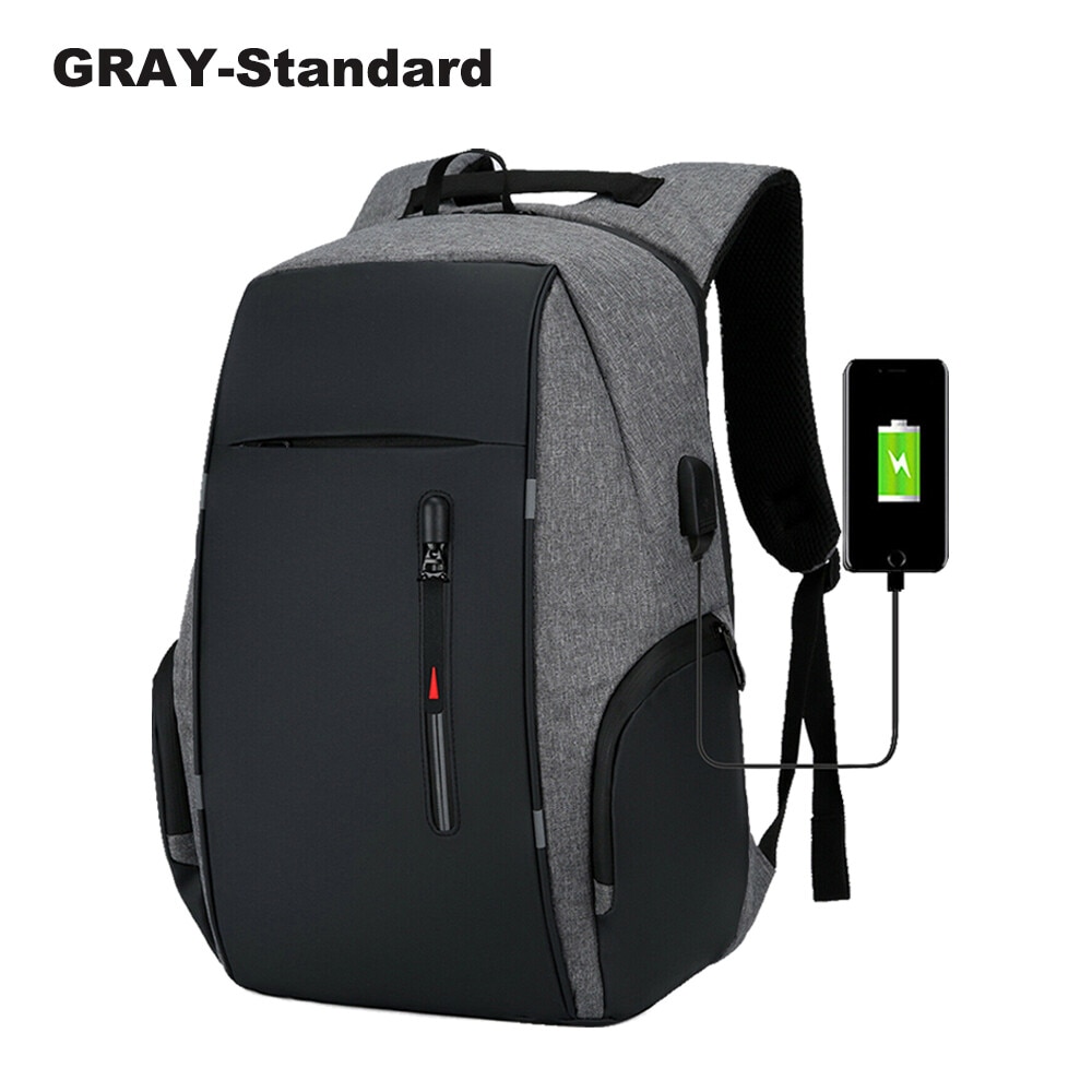 Rucsac laptop anti-furt, impermeabil, cu port USB, capacitate mare, negru, 45x32x16cm
