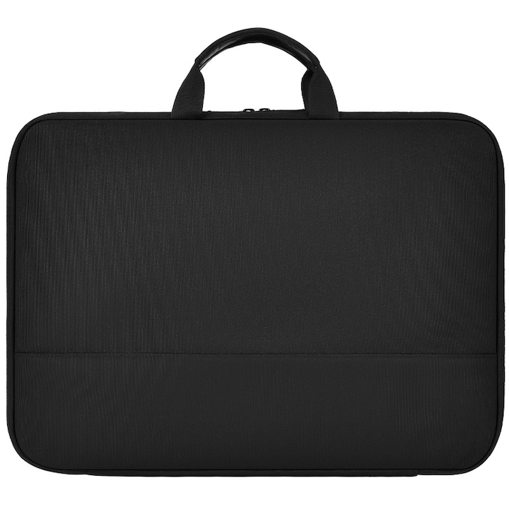 Geanta Laptop Impermeabila cu Protectie 4 Straturi, Husa Slim Compatibila MacBook HP Dell Lenovo Asus, 15.6", Negru