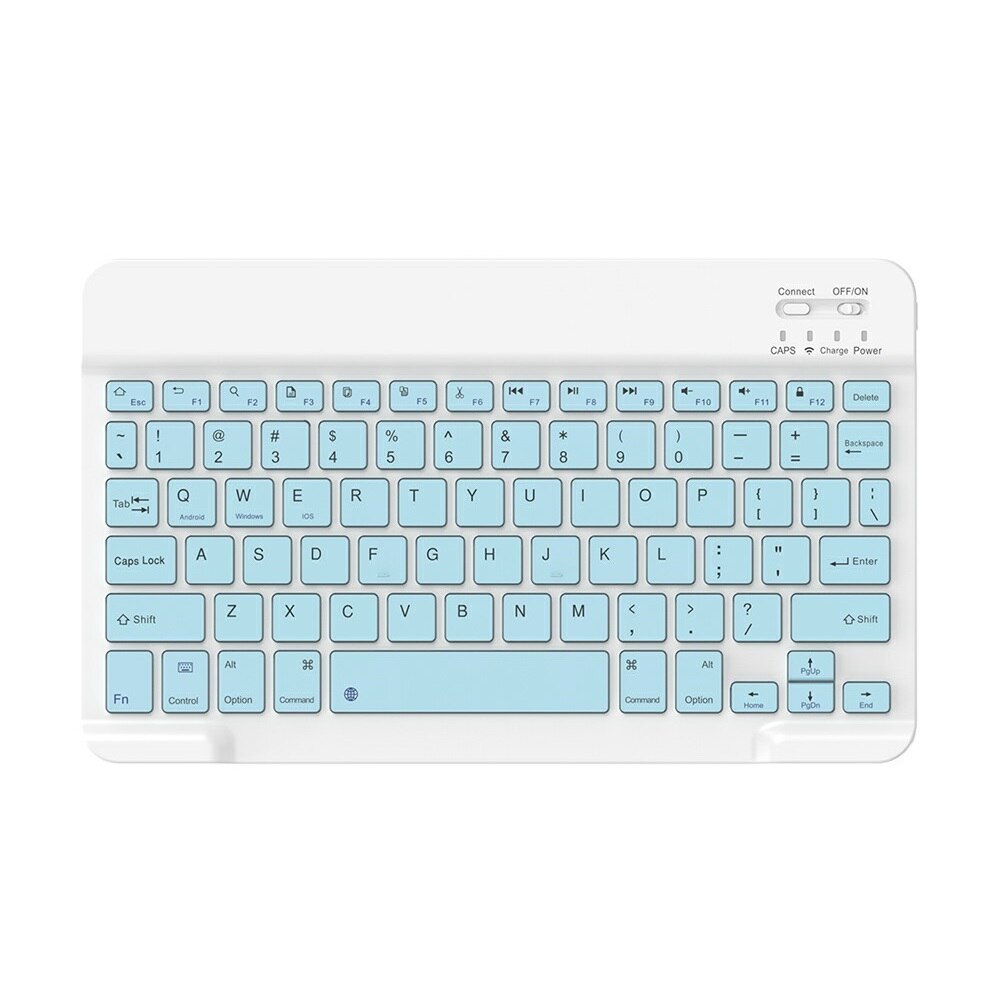 Husa cu tastatura, XGSM, Compatibil Samsung Galaxy Tab S9 FE, Slot pentru stilou din piele, Albastru