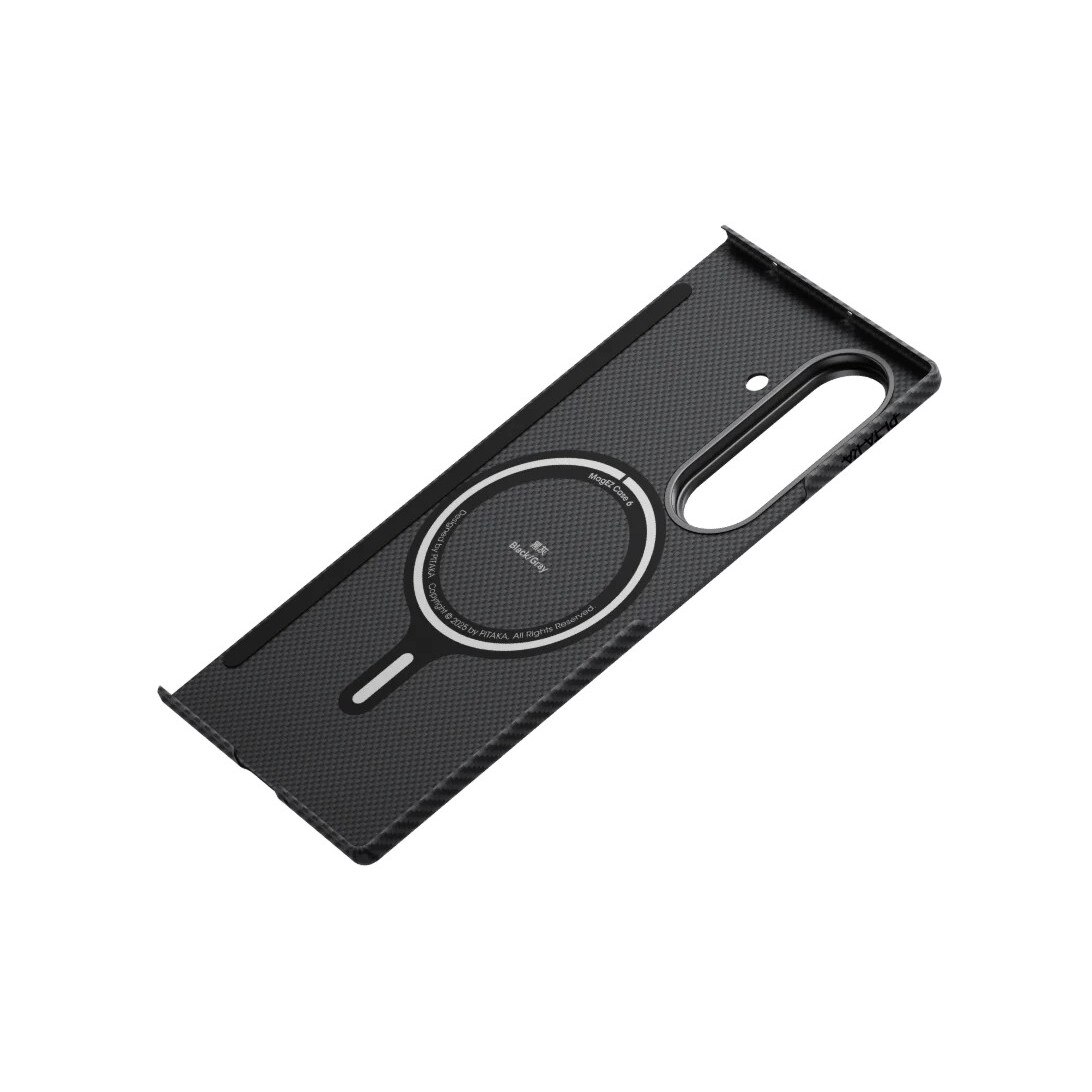 Husa de protectie Pitaka pentru Galaxy Z Fold7 MagEZ 7 Pro 600D Ultra-Slim, Negru/Gri