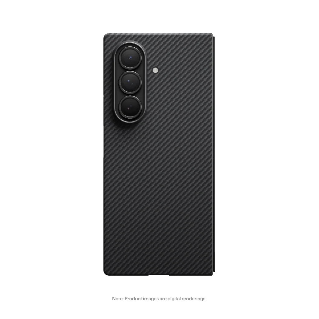 Husa de protectie Pitaka pentru Galaxy Z Fold7 MagEZ 7 Pro 600D Ultra-Slim, Negru/Gri