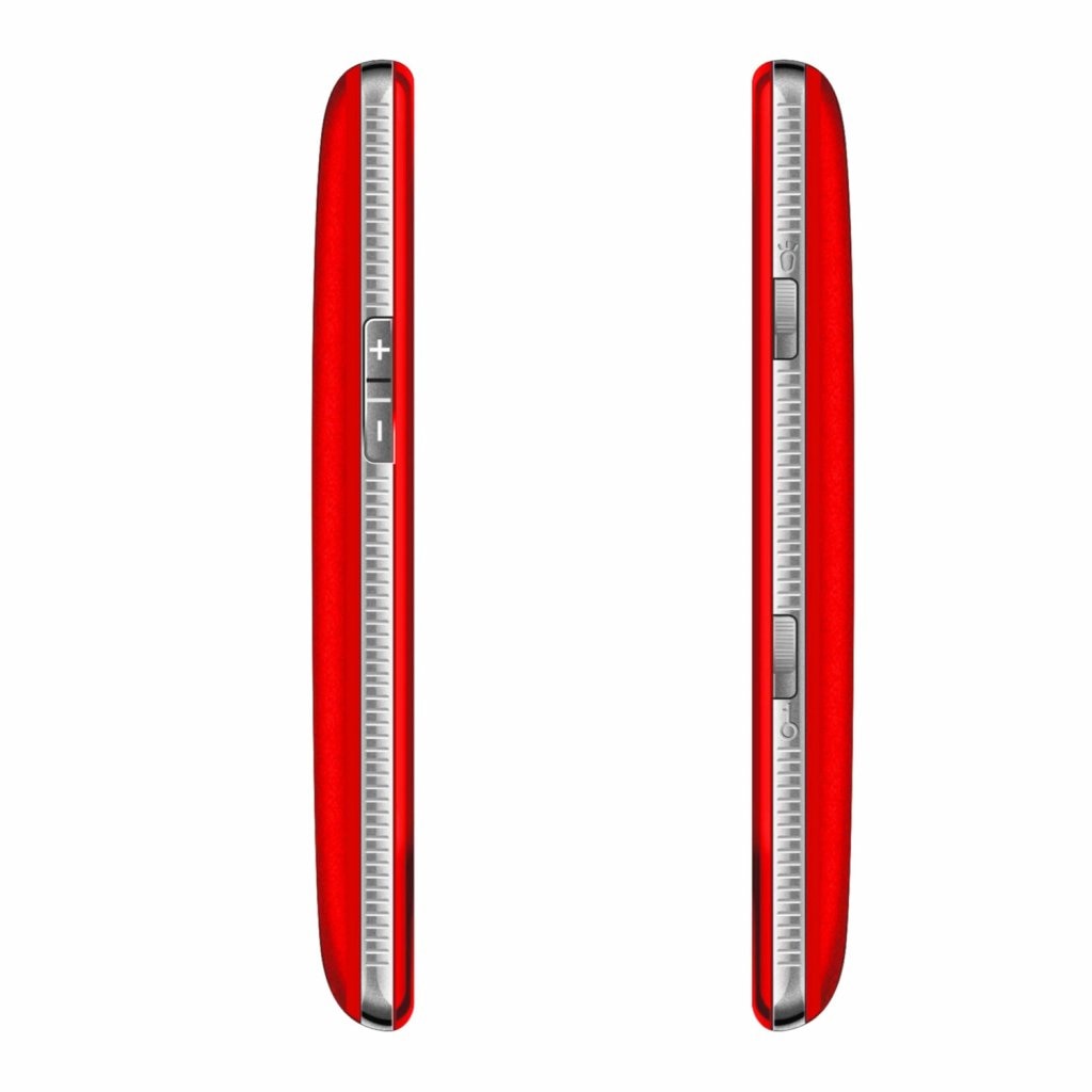 EVOLVEO EasyPhone XR, telefon mobil pentru seniori cu suport de incarcare, rosu