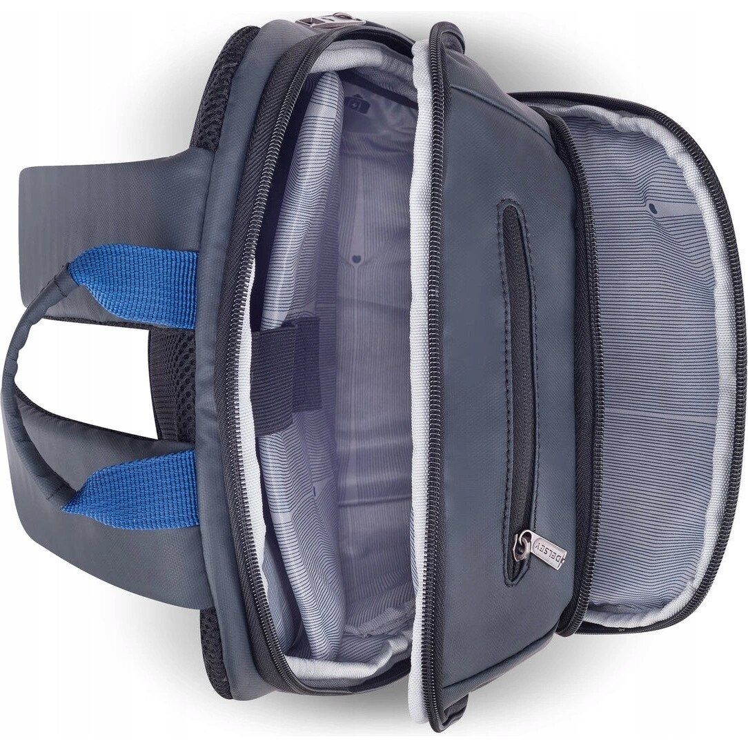 Rucsac laptop Delsey Parvis Plus gri 13,3"