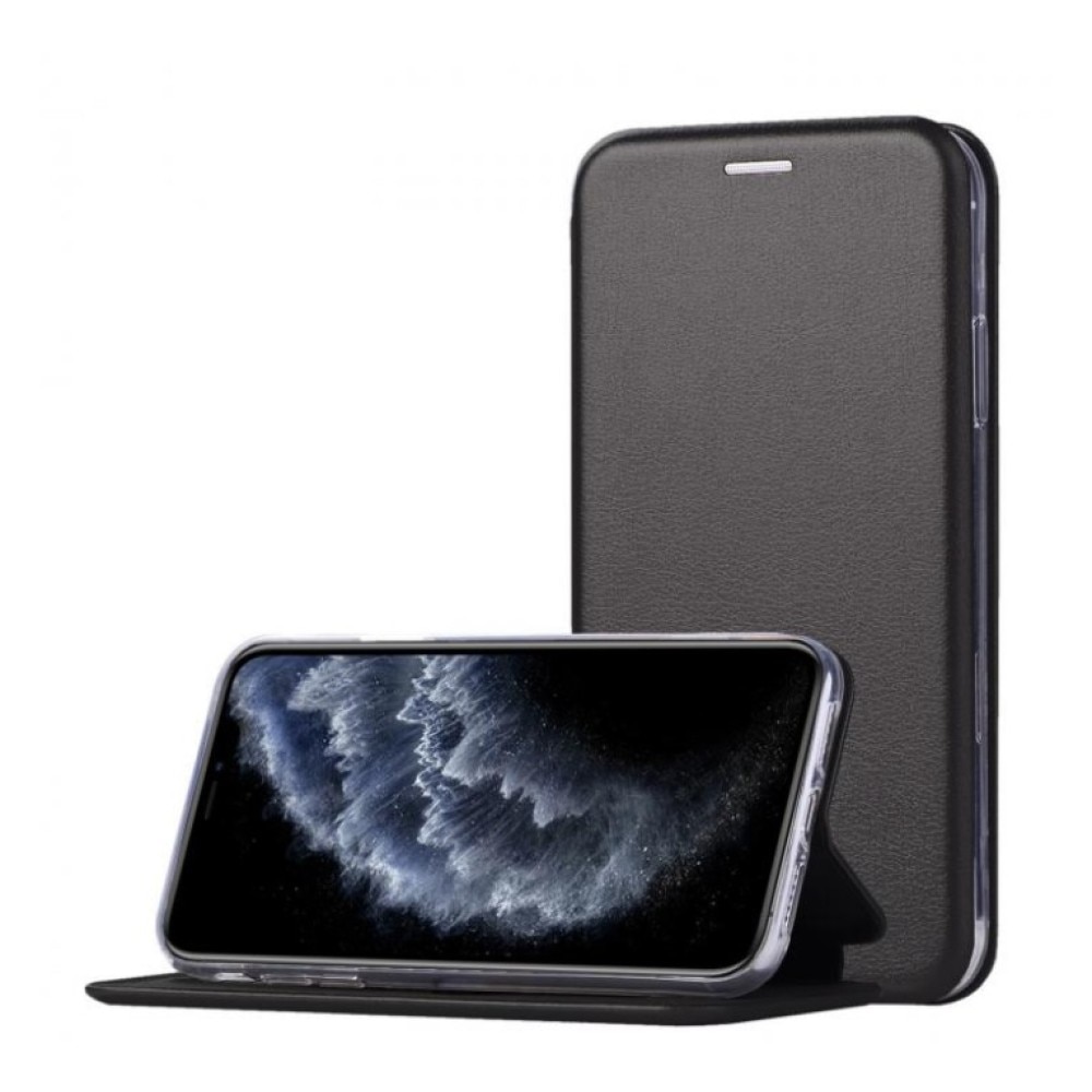 Husa Flip cover magnetic compatibila cu Honor 400 Lite, Negru
