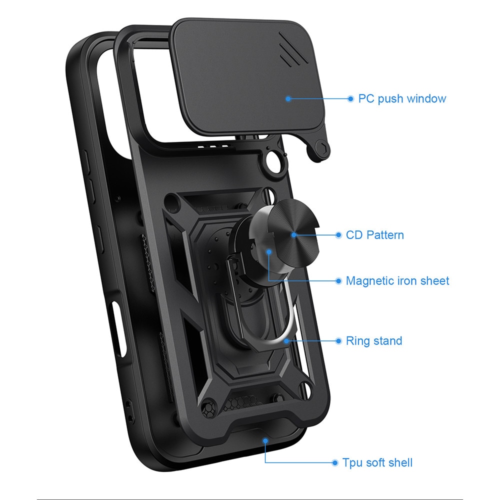Husa pentru Honor 600 / 600 Pro - Techsuit CamShield Series - Blue