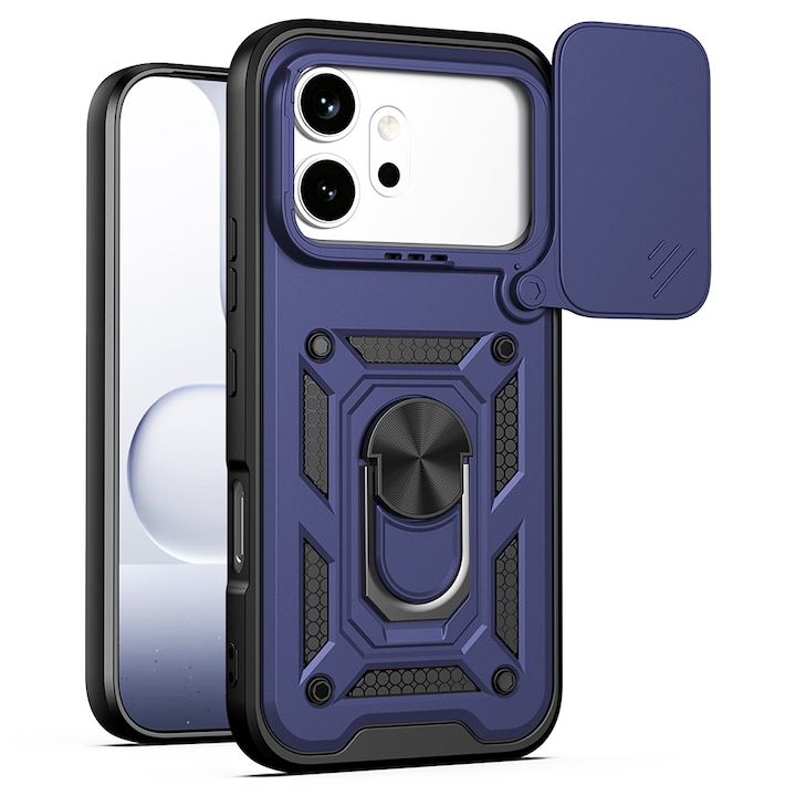Husa pentru Honor 600 / 600 Pro - Techsuit CamShield Series - Blue