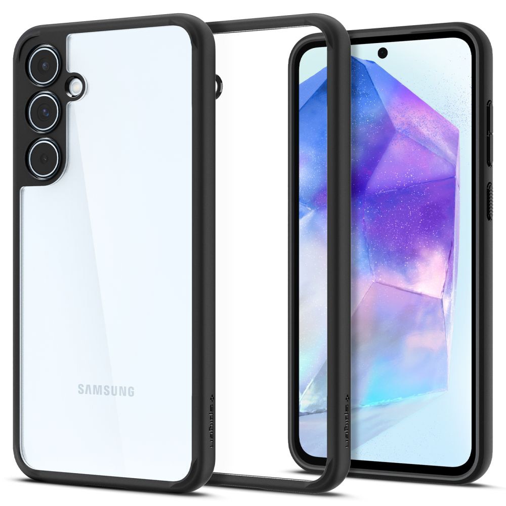 Husa Spigen pentru Samsung Galaxy A55, Ultra Hybrid, Neagra