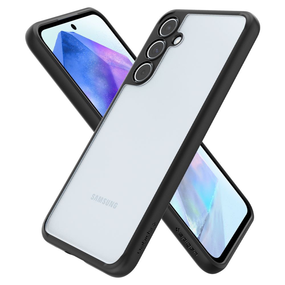 Husa Spigen pentru Samsung Galaxy A55, Ultra Hybrid, Neagra