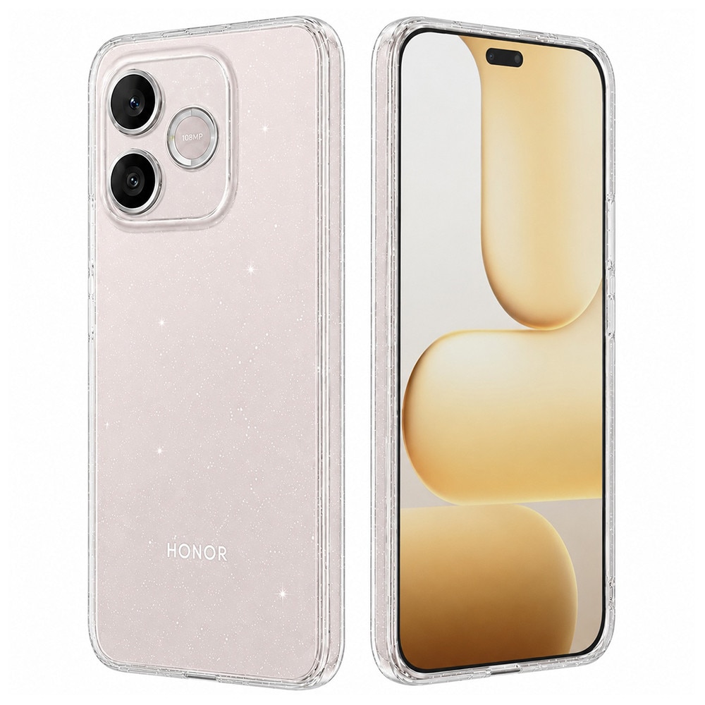 Husa pentru Honor 600 Lite cu sclipici Liquid Crystal Glitter, transparenta