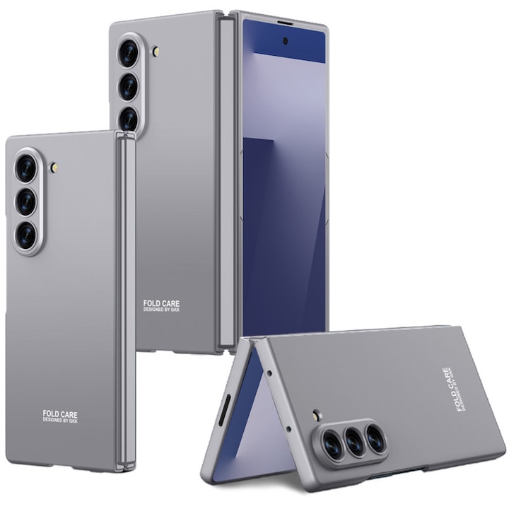 Husa pentru Samsung Galaxy Z Fold 7 5G - Protectie Integrala cu Protectie de Ecran Integrata  - gri