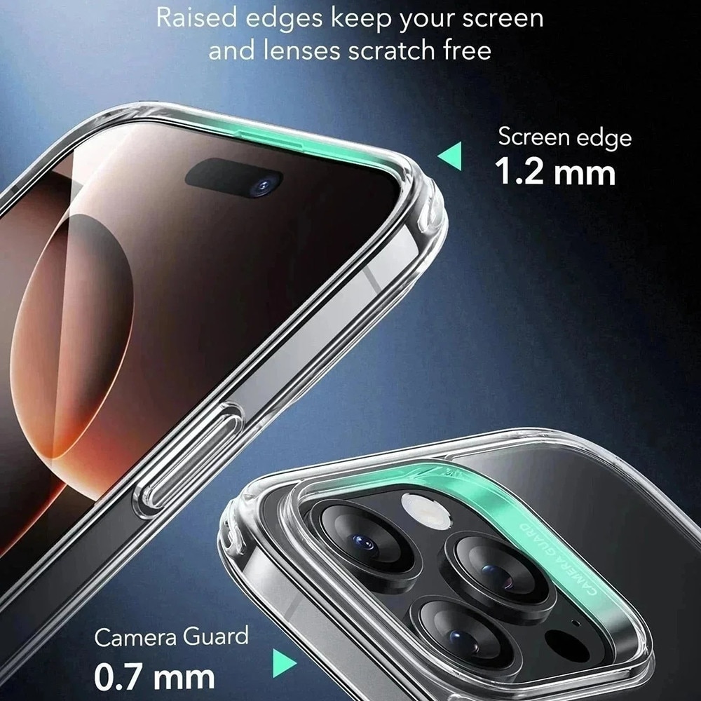 Husa premium pentru iPhone 16 Pro Max compatibila MagSafe ESR - Classic Hybrid HaloLock - Negru mat