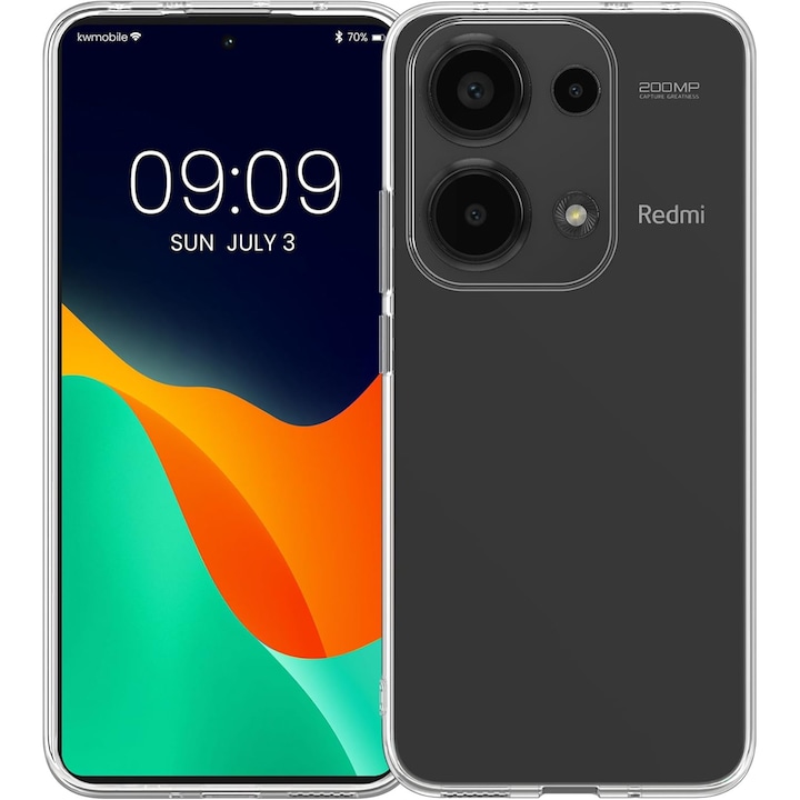 Husa protectie Mat-Tech compatibila cu Xiaomi Redmi Note 13 Pro 4G, Anti-soc, 2MM, Protectie Camera, Decupaje Precise, Rezistenta la impact, Margini ridicate pentru protectia ecranului, Transparenta