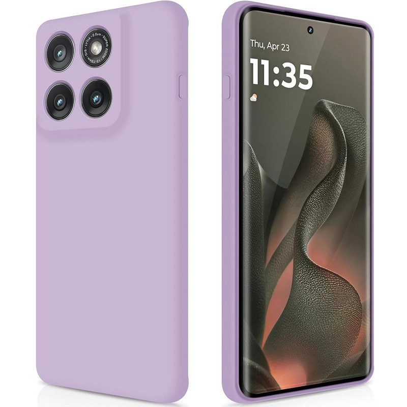 Carcasa compatibil cu Motorola Edge 60/Motorola Edge 60 Fusion, ultra subtire, rezistenta la socuri, Violet Deschis