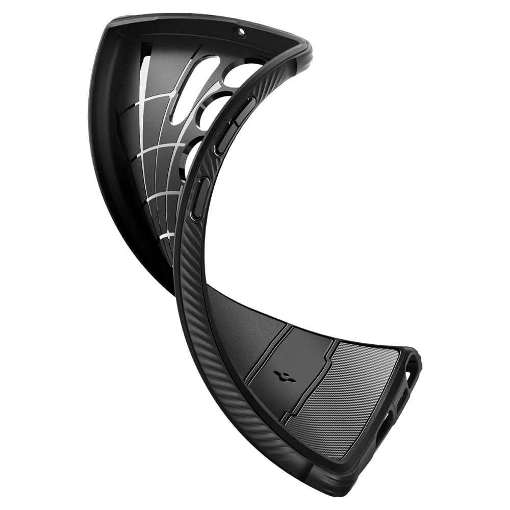 Husa Spigen Rugged Armor pentru Samsung Galaxy S23 Ultra Negru Mat