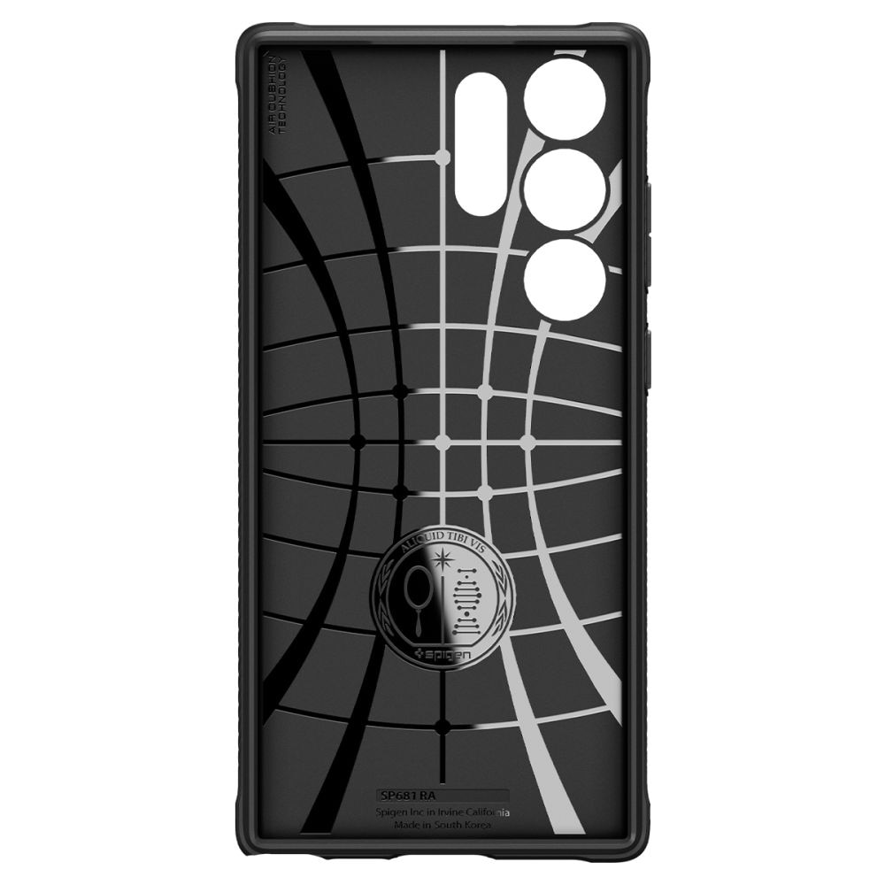 Husa Spigen Rugged Armor pentru Samsung Galaxy S23 Ultra Negru Mat