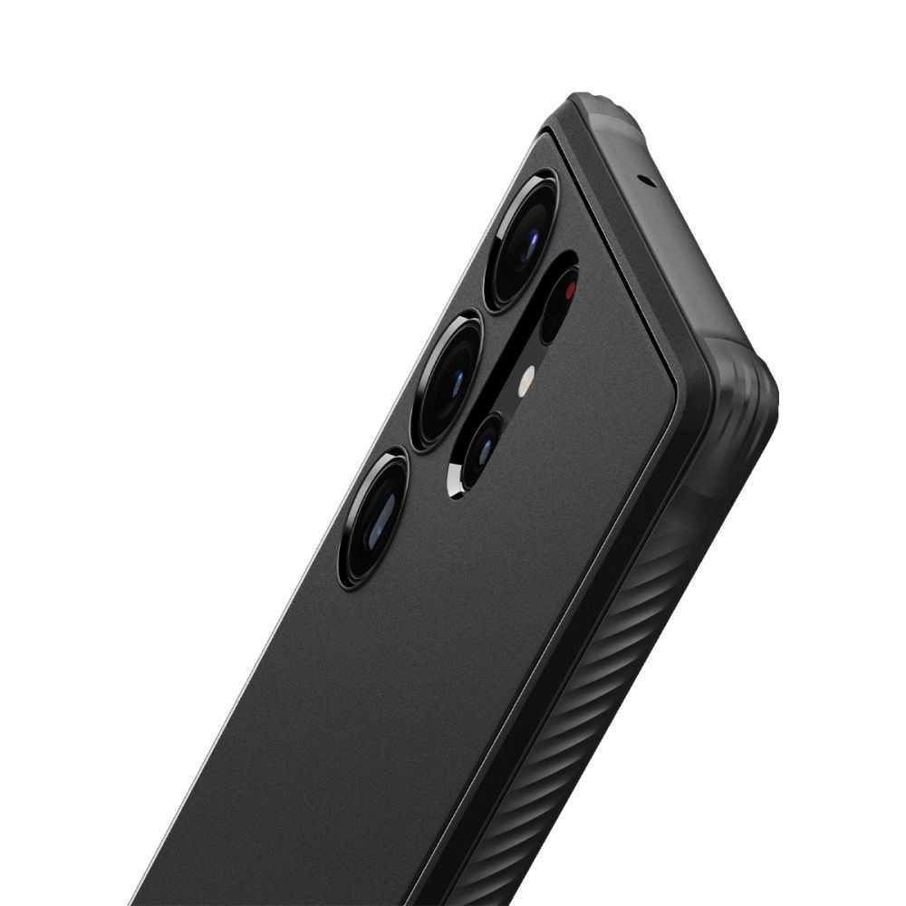 Husa Spigen Rugged Armor pentru Samsung Galaxy S23 Ultra Negru Mat