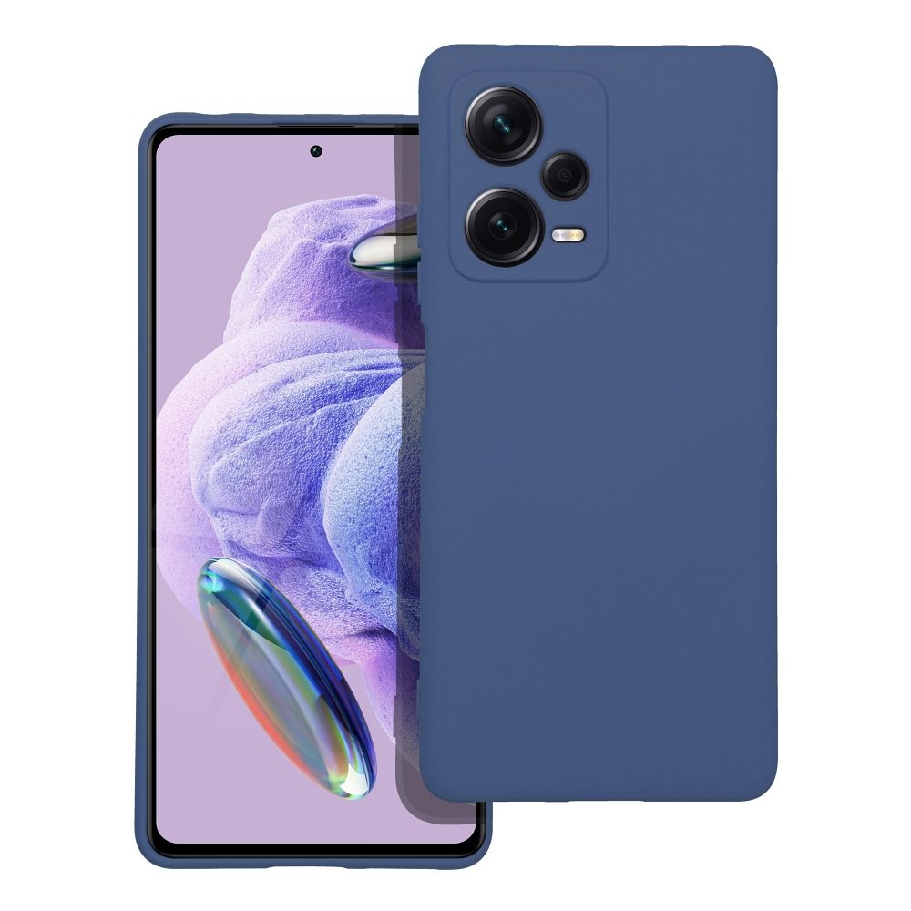 Husa Daden® Soft Silicone compatibila cu XIAOMI Redmi Note 12 5G, Interior microfibra, Protectie sporita, Camera Protection, Albastru
