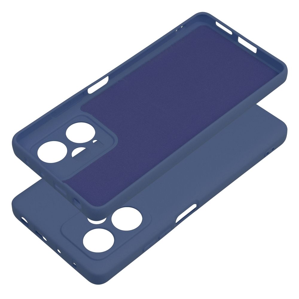 Husa Daden® Soft Silicone compatibila cu XIAOMI Redmi Note 12 5G, Interior microfibra, Protectie sporita, Camera Protection, Albastru