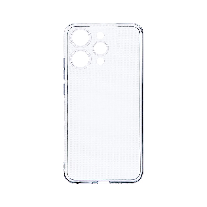 Husa BestCase® Clear Silicon 2MM, Compatibila Cu Xiaomi Redmi 12 4G, Antisoc, Protectie Camera, Margini ridicate pentru protectia ecranului, Transparent