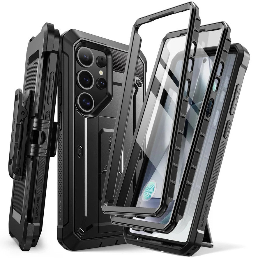 Husa de protectie Supcase Unicorn Beetle Pro 2-Set pentru Galaxy S25 Ultra Negru