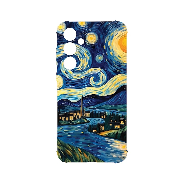 BestCase® Husa pentru Samsung Galaxy A16, Anti Shock 1.5MM, Starry Night, Rezistenta La Socuri, Protectie camera, ecran si colturi, 1925009 AS 1270