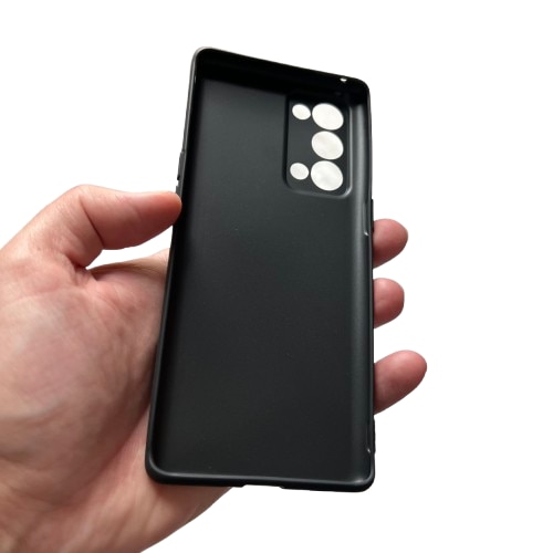 Husa Soft TPU compatibila cu Oppo Reno 6 Pro 5G, Negru mat