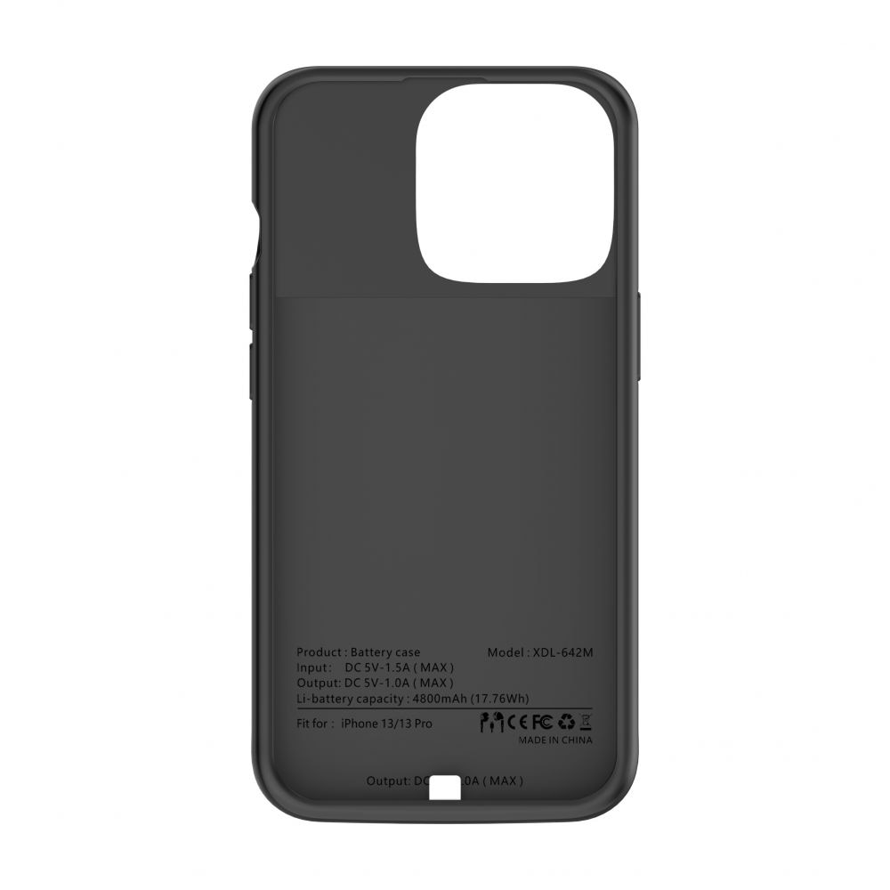 Husa de protectie cu baterie TECH-PROTECT Power Case 4800 mAh compatibila cu iPhone 13/13 Pro Black