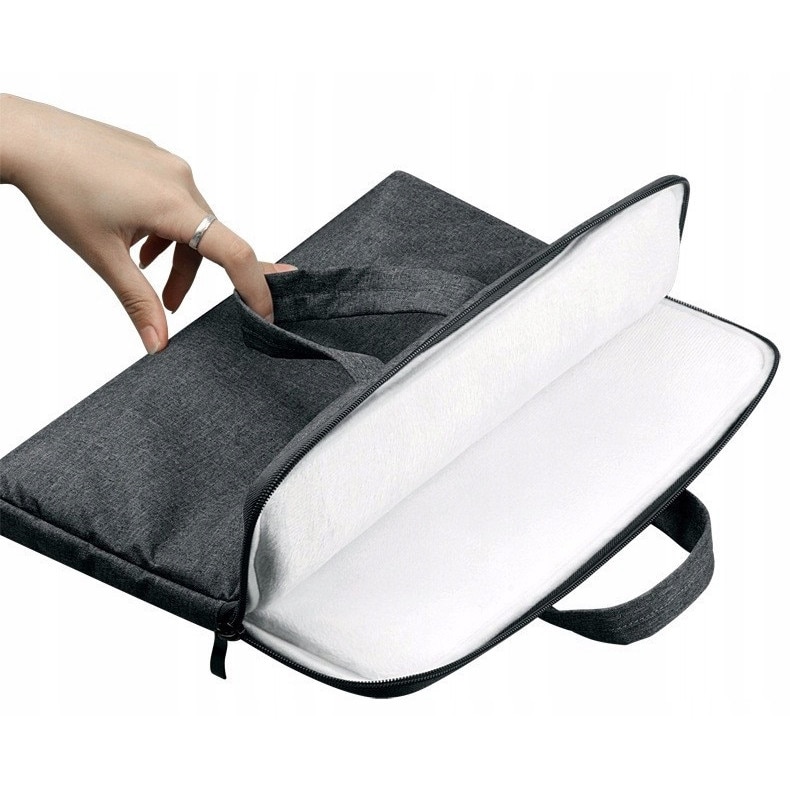 Geanta laptop DKM, universala, pentru Macbook/Notebook/Ultrabook 13/13,3", 34x24x1,7cm, impermeabila, cu buzunare