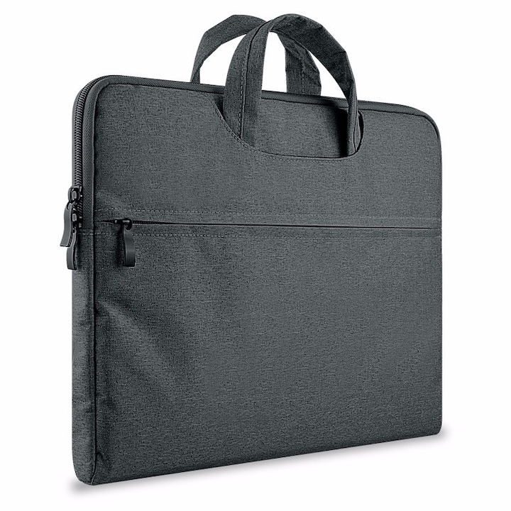 Geanta laptop DKM, universala, pentru Macbook/Notebook/Ultrabook 13/13,3", 34x24x1,7cm, impermeabila, cu buzunare