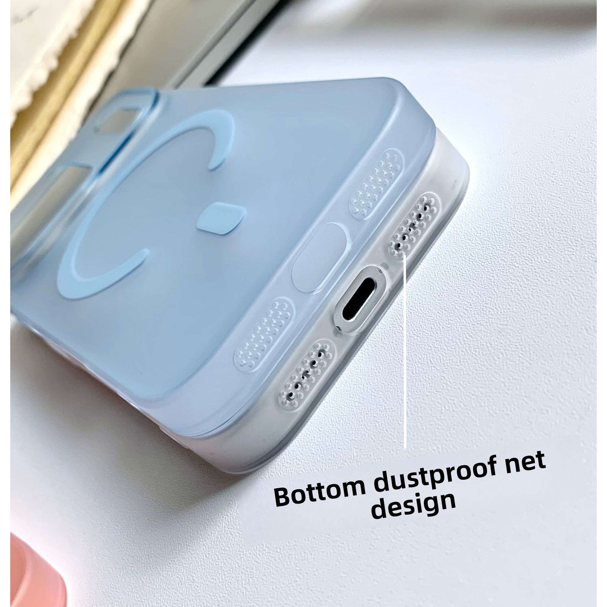 Husa pentru iPhone 17 Pro Max, MagSafe, Ultra Slim, Transparenta Mata, Anti-Amprenta, Protectie Camera, Portocaliu mat