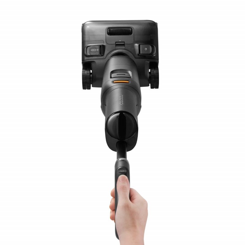 Aspirator vertical Roborock F25 ACE Combo, 269 W, 25 000 Pa, 560 ml, 4 niveluri de putere, Autocuratare, Autonomie de pana la 60 de minute, Negru