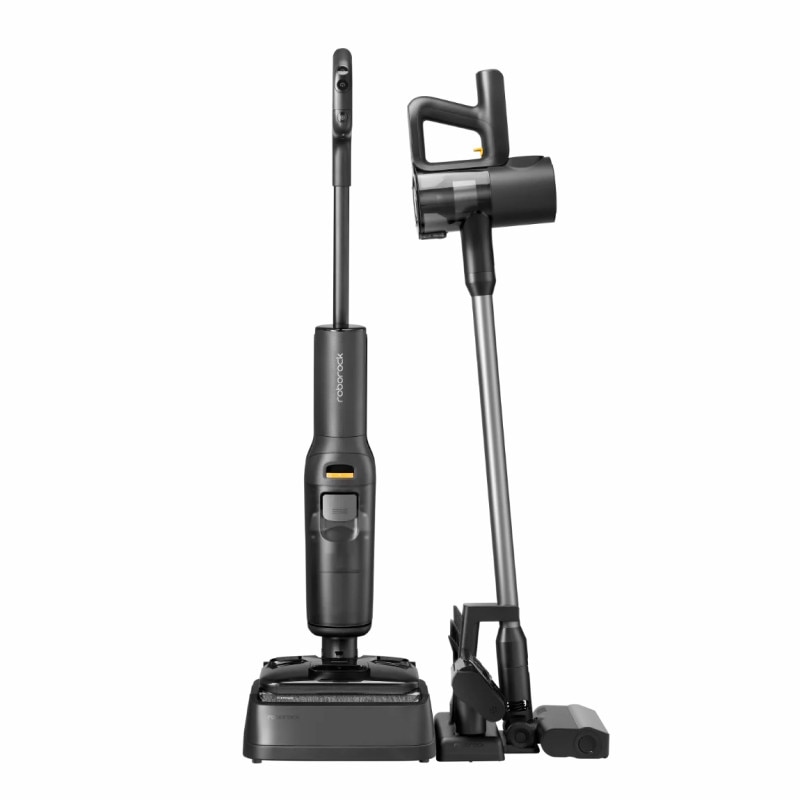 Aspirator vertical Roborock F25 ACE Combo, 269 W, 25 000 Pa, 560 ml, 4 niveluri de putere, Autocuratare, Autonomie de pana la 60 de minute, Negru