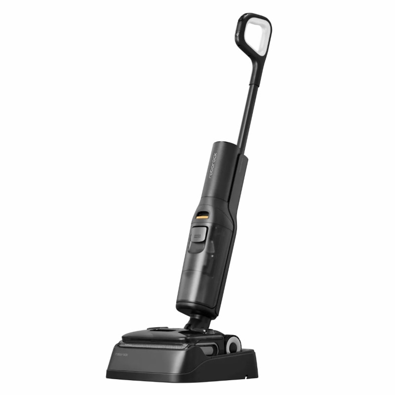 Aspirator vertical Roborock F25 ACE Combo, 269 W, 25 000 Pa, 560 ml, 4 niveluri de putere, Autocuratare, Autonomie de pana la 60 de minute, Negru