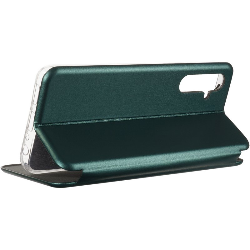 Husa pentru Samsung A55 5G de protectie Tip carte DaDen®, Suport card, Functie de Stand si Inchidere Magnetica, Protectie Sporita, Verde